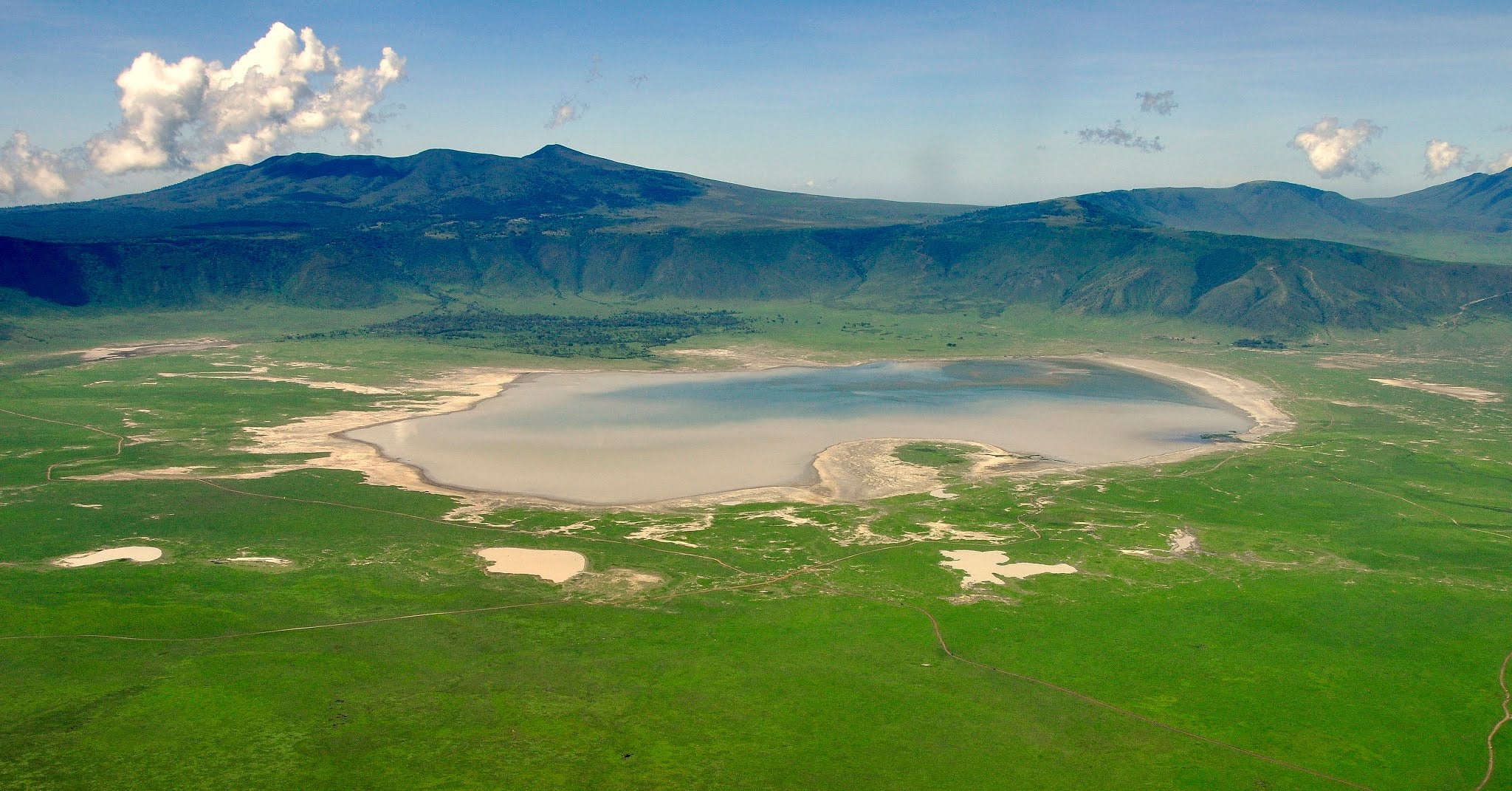 The crater of Ngorongoro